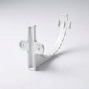 130mm Aluminium Gutter Fascia Bracket – Marine Grade Cast — RAL 9016