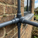 380ml Grey Low Modulus Silicone Sealant for Pipe Joints — RAL 7016 (in use)