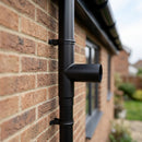 63mm Flush Joint Downpipe Branches – 92.5° or 112.5° Arms — RAL 9005 / 92.5 Deg (in use)