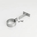 Adjustable Aluminium Pipe Clip 76mm Diameter — RAL 9006