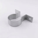 Aluminium Downpipe Clip 63mm Diameter - Flush Joint — RAL 9006