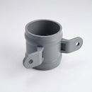 Traditional Downpipe Spare Socket 63mm Dia with Eared Fixings (view 2)