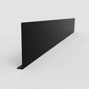 Aluminium Fascia Board Sample — Textured Black / 'L' Return