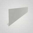 Aluminium Fascia Board Sample — RAL 7035 / 'V' Return