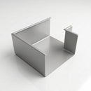 90° Aluminium Box Gutter Angle 135 x 100mm — RAL 9006