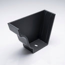 Moulded Ogee Gutter Left Hand Stop End 125 x 100mm — RAL 7021