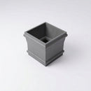 Traditional Downpipe Spare Socket 72x72mm Non-Eared — RAL 7037