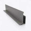 V Return Aluminium Fascia Board 30mm 45° 3m — RAL 7037