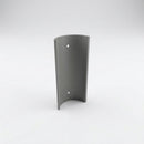 63mm Diameter Aluminium Downpipe Access Plate — RAL 7037