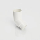Flush Joint Aluminium Downpipe Bends 63mm Diameter — RAL 9016 / 112.5 Deg