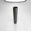 Aluminium Flush Joint Downpipe Sample — RAL 7022 / 63mmØ