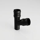 63mm Diameter Traditional Downpipe Branches 92.5° & 112.5° — Textured Black / 112.5 Degrees