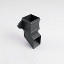 Traditional Aluminium Downpipe Shoe 72x72mm — RAL 7021