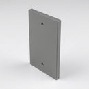 Aluminium Downpipe Access Plate 72x72mm — RAL 7037