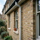 Flush Joint Aluminium Downpipe 63mm Diameter × 3m Length — RAL 7035 (in use)