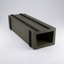 Aluminium Coping Fixing/Joint Brackets 1500mm Centres — RAL 7022