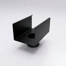 Aluminium Box Gutter Outlet 76mm Dia – 135 x 100mm — RAL 9005