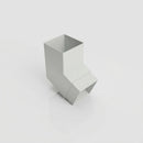 Flush Joint Aluminium Downpipe Bend 72x72mm — RAL 7035 / 112.5 Degrees