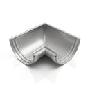 Half Round Aluminium Gutter Angle 90° - 125mm — RAL 9006
