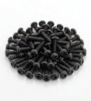 No. 12 × 30mm Pozi Pan Gutter Bracket Fixing Screw (100 Pack) — Textured Black