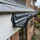 Moulded Ogee Gutter Fascia Bracket 125 x 100mm — RAL 7016 (in use)