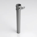Aluminium Downpipe Length Eared Socket 63mm Dia x 3m (view 2)