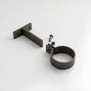 Adjustable Aluminium Pipe Clip 63mm Diameter — RAL 7022