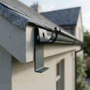 Moulded Ogee Gutter Direct Fix Bracket 125 x 100mm — RAL 7016 (in use)