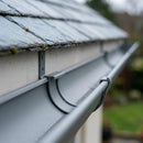 130mm Deepflow Gutter Side Rafter Bracket – Aluminium — RAL 7037 (in use)
