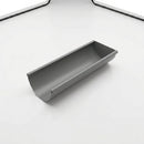 Aluminium Gutter Sample - Standard Profile — RAL 7037