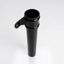 Traditional Aluminium Downpipe 76mm Diameter × 3m Eared Socket — RAL 9005