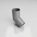 Flush Joint Aluminium Downpipe Bends 63mm Diameter — RAL 7037 / 112.5 Deg