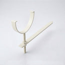 130mm Rise and Fall Gutter Bracket for Deepflow Aluminium System — RAL 9010