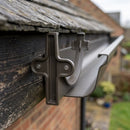 130mm Aluminium Gutter Fascia Bracket – Marine Grade Cast — RAL 7022 (in use)