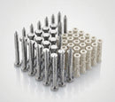 M8 x 70mm Hex Head Coach Screws, Stainless Steel (Pack of 50) — RAL 9010