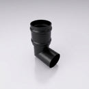 Traditional Aluminium Downpipe Bends 63mm Dia 92.5° 112.5° — RAL 9005 / 92.5 Degrees