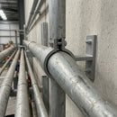 Adjustable Aluminium Pipe Clip 63mm Diameter