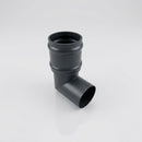76mm Diameter Traditional Aluminium Downpipe Bends 92.5° & 112.5° — RAL 7016 / 92.5 Degrees