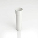 76mm Aluminium Gutter Outlet Spigot Extender — RAL 9016