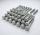 M8 x 70mm Hex Head Coach Screws, Stainless Steel (50 Pack) — RAL 7035