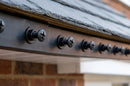 M6 Moulded Gutter Jointing Bolt, Nut & Washer Set (50 Pack) — Textured Black (in use)