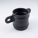 Traditional Downpipe Spare Socket Eared 76mm Diameter — RAL 7021