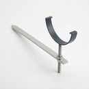 Half Round Aluminium Gutter Rise and Fall Bracket 125mm — RAL 7016