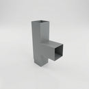 72x72mm Flush Joint Downpipe Branches — 92.5° & 112.5° — RAL 7037 / 92.5 Degrees