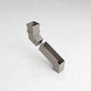 72x72mm Aluminium Adjustable Swanneck Offset — RAL 7036