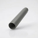 Flush Joint Aluminium Downpipe 63mm Diameter × 3m Length — RAL 7037