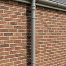 Traditional Non-Eared Downpipe 76mm Diameter × 3m Length — RAL 7036 (in use)