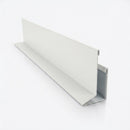 V Return Aluminium Fascia Board 30mm 45° 3m — RAL 9016