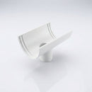 Deepflow Aluminium Gutter Outlet 63mm Dia – 130mm — RAL 9016