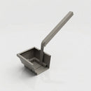 Moulded Ogee Gutter Side Rafter Bracket 125 x 100mm — RAL 7036